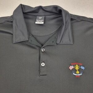 Nike Golf Sphere Dry Diageo Cup Pebble Beach Polo Shirt Mens XXL‎ Black **READ